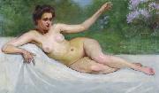 Jakub Weinles Femme nue allongee Spain oil painting artist